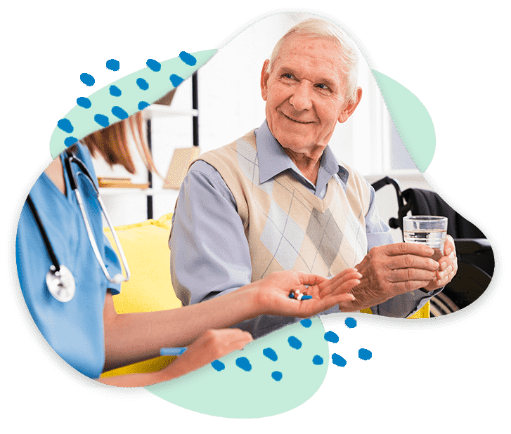 Idoso hospedado em hotel de geriatria em Pelotas - RS